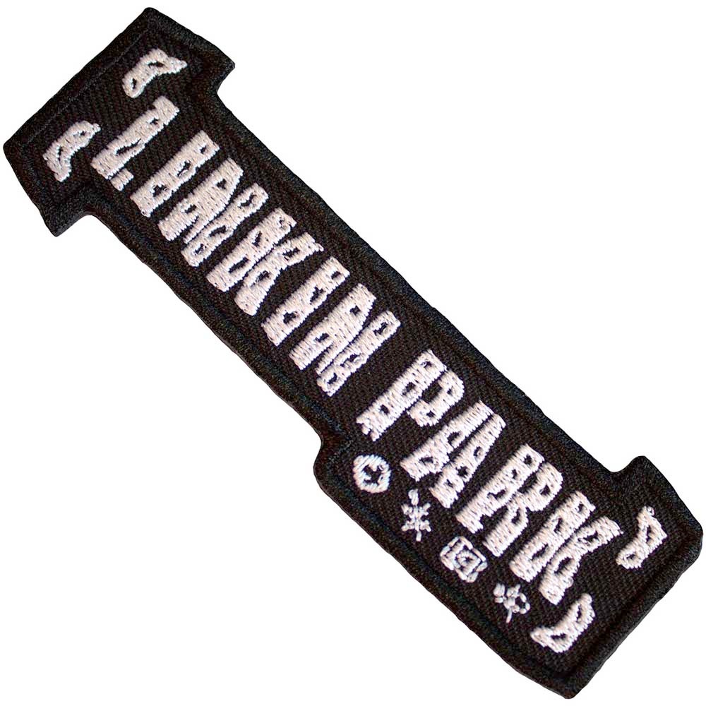Linkin Park - Bracket Logo Patch - Zwart